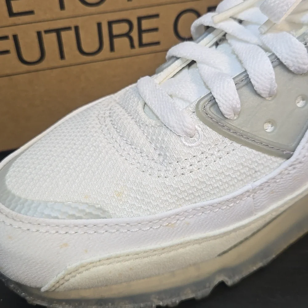 Nike Mens Air Max Terrascape 90 Sneakers - White and Cream - Picture 9 of 11